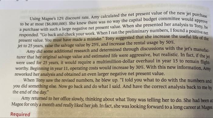 Madison, "Should Finance Make the Numbers 'Come Out" Strategic Finance, 86, no.