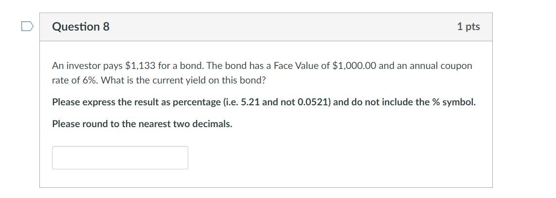 PLEASE HELP, ILL RATE AND COMMENT U Question 8 1 pts An