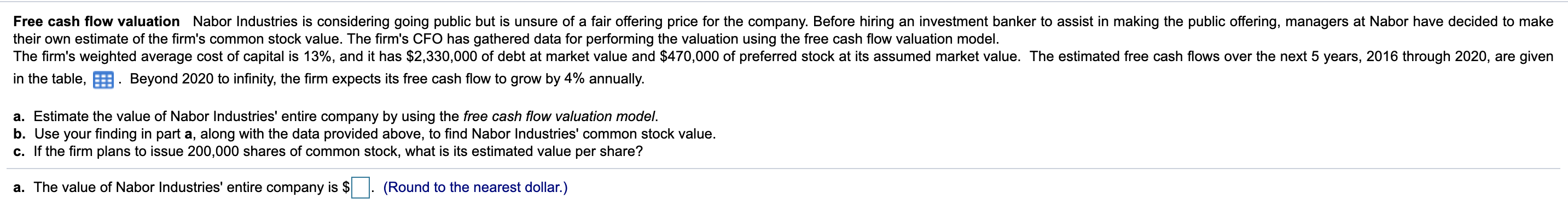 corner of the data table below in order to copy its contents