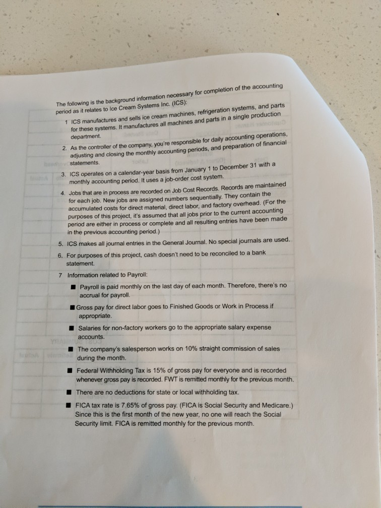 Based on the information given before the narrative, could someone help