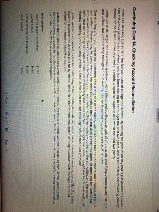  hi everyone need help! please answer all parts. using the bank