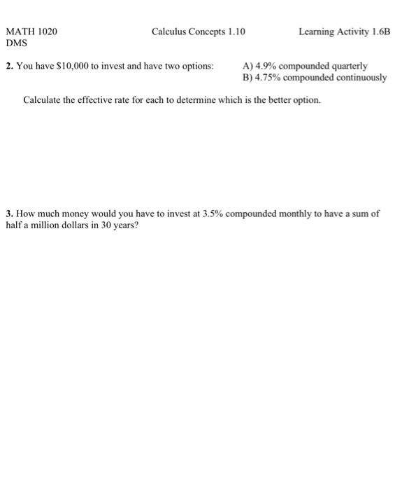 of Group Members PRESENT: Learning Activity 16B Score: /10 Credits by give