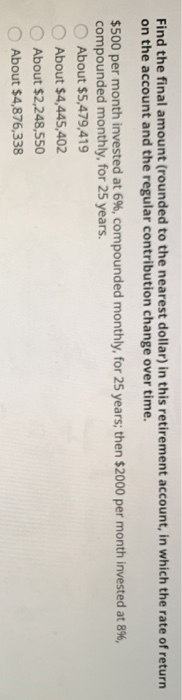 nearest cent. The monthly payments on a $95,000 loan at 13% annual