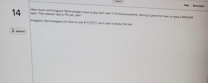  Swed Help Save & Exit 14 How much will Kingston Technologies