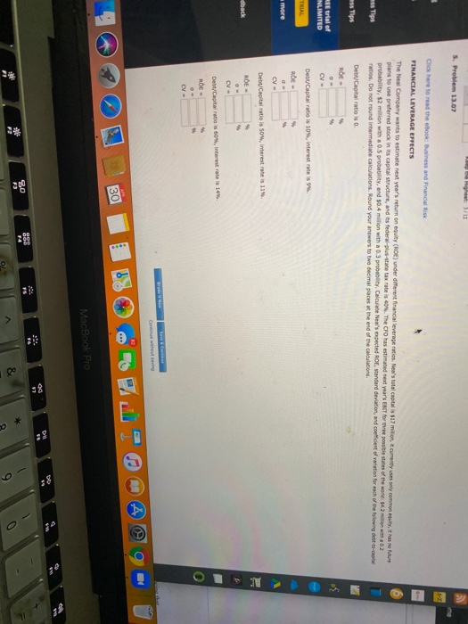 please solve the problem correctly Highest 3712 5. Problem 13.07 Go here