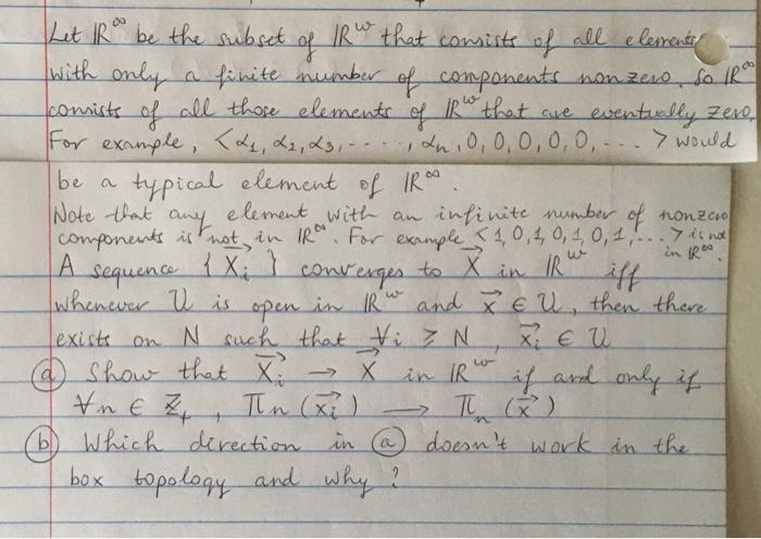 IR' in IR if and only if Tin (xi) - The G