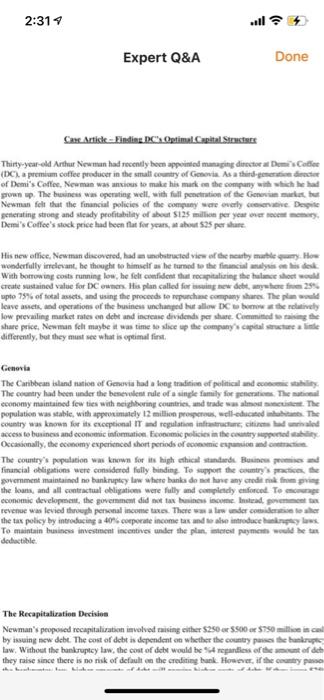  2:31 sulla Expert Q&A Done Case Article -- Finding DC's Optimal.