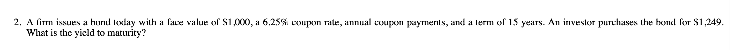I'm stuck on this homework question. Please, if possible, use Microsoft Excel