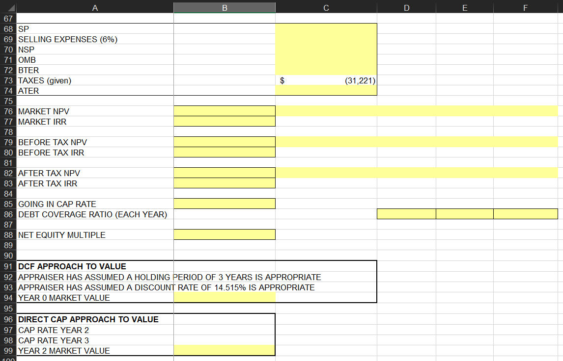 $ 800 5 RENT INCREASE PER YEAR 1% 6 INITIAL PURCHASE PRICE