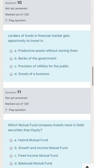 I want a quick solution without explanation Question 12 Not yet answered