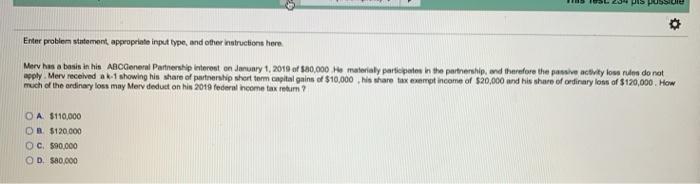  Pis pass die Enter problem statement appropriate input type, and other