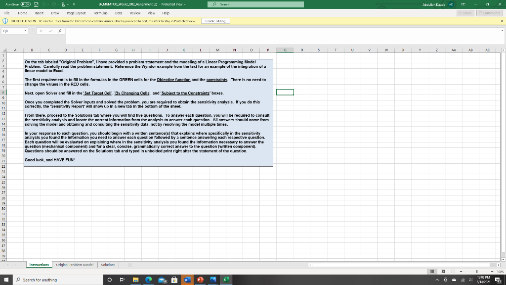 Audio CD EL_MGMT-31_Wee (2_DE2_Assignment 12 Protected View - Search Abdullah Dauda