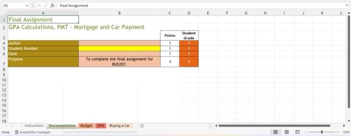 H N 0 Points B Student Grade 1 1 42 42 Final