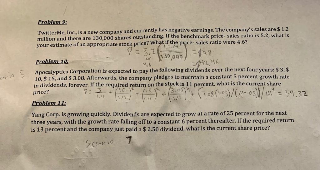 value of a stock that is expected to pay a constant dividend