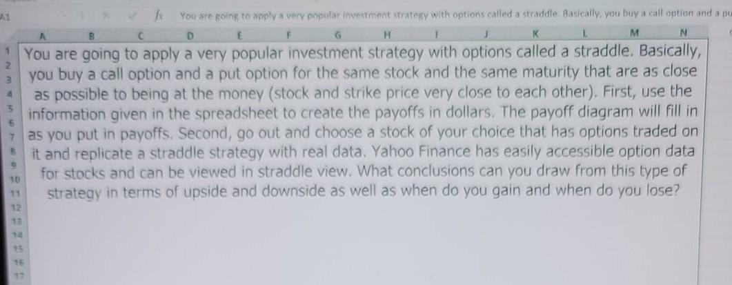 Module 6 spreadsheet template as a model, you are going to first