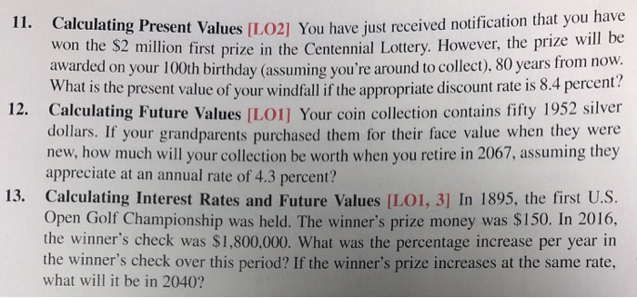  nt Values ILO2] You have just received notification that you have