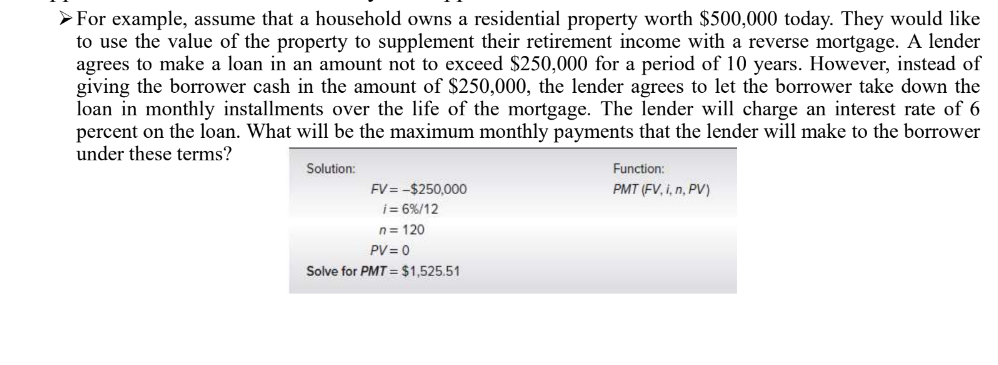 How this PMT comes ? equation please with solve \\( > \\)