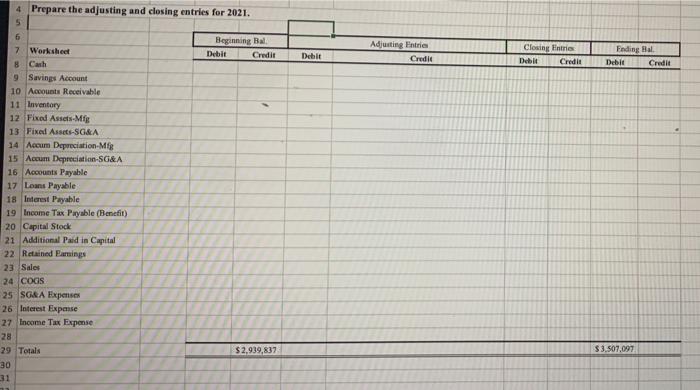 Additional Paid in Capital 3 Retained Earnings 24 REVENUES: 25 Sales 26