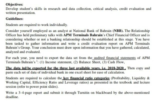  Please solve this case study after reading requirement.(in Ms word) Objectives: