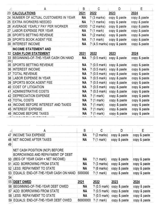 formula clearly with cell reference position. CCC is a state in the