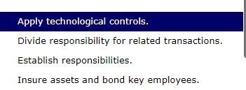control LO C1 Following are five separate cases involving internal control issues.