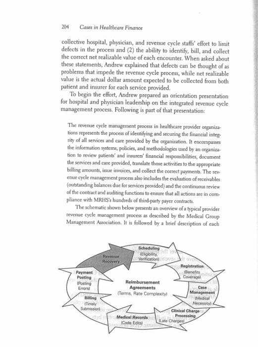 REGIONAL HEALTH SYSTEM REVENUE CYCLE MANAGEMENT ANDREW MAE HAS recently been hired