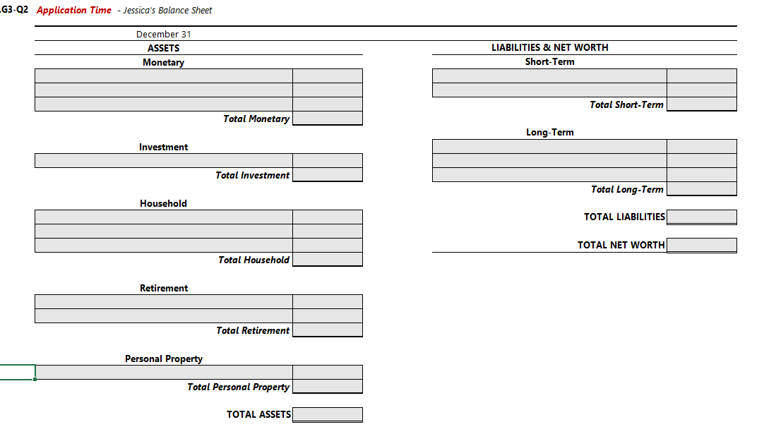 Jessica Age 34 Salary $ Mortgage Payment $ Money Market Account $
