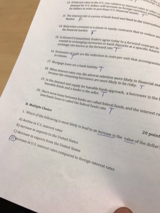 Fed's actions on the money mavket atFederl Reseve responds ty ta supply