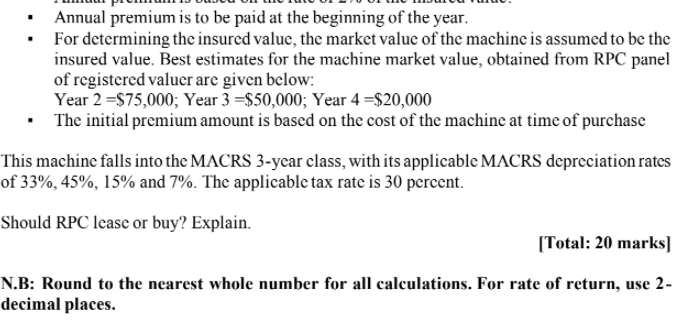 lease agreement for a printing machine that costs $100,000.00. This machine would