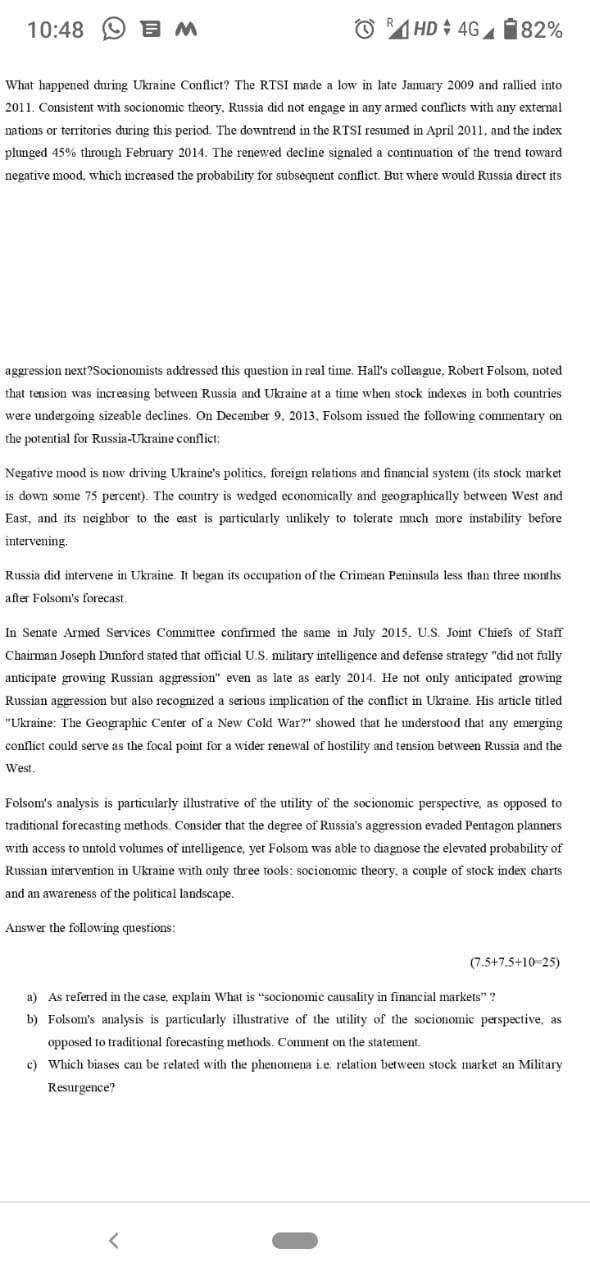 11. Behavioral Finance Beyond the Markets: A Real-Time Case Study of Russia's