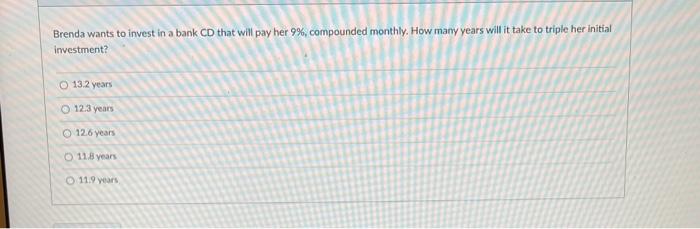 Please help me answer these questions! No work needed thank you! Brenda