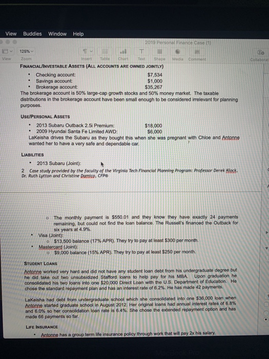 (1) E 125%- Table Chart Text Shape Media Comment Insert Your team