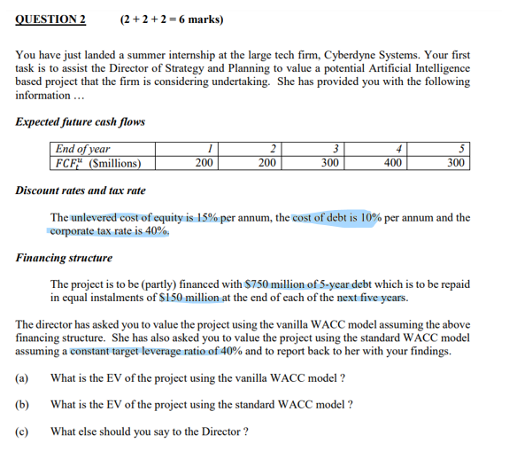QUESTION 2 (2 + 2 + 2 = 6 marks) 4