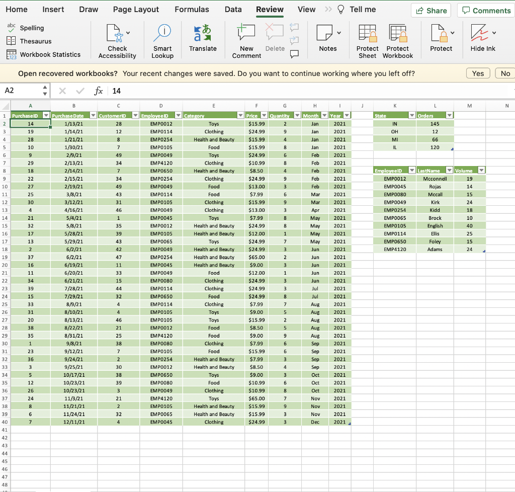 Home Insert Draw Page Layout Formulas Data Review View Tell me