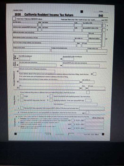 tax formula if possible hopefully these are much more clearer i apologize