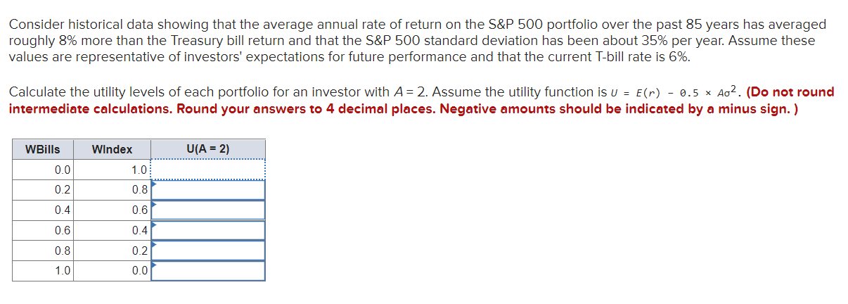 help!!! please!! Consider historical data showing that the average annual rate of