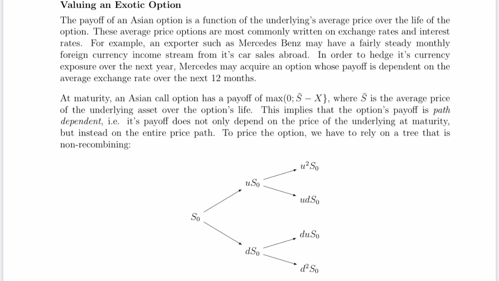I need help finding the 4 binomial trees, as well as answering