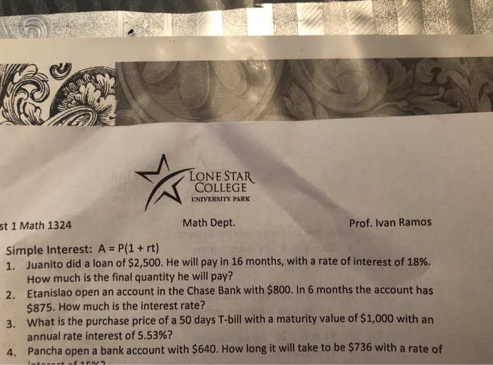 This is finite math Although Im not 100% sure if I posted