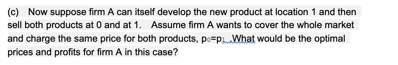 a Hoteling framework. Firms A and B compete in a differentiated products