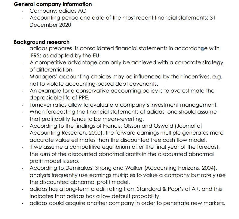 REQUIRED: Identify the errors in the notes and correct them. Specifically: -