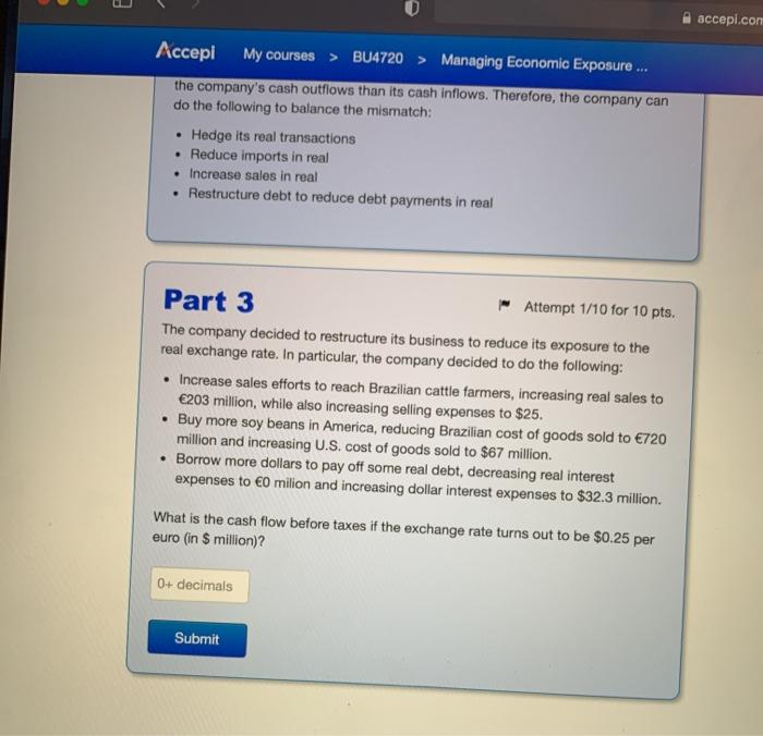 also sell some products there. The company expects the following cash flows: