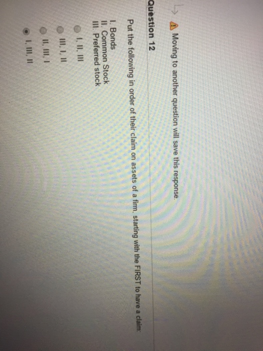 coupon rate > current yield > yield to maturity A Moving to