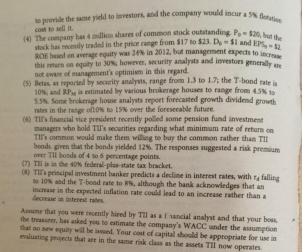 Travellers Inn Inc. (TII), a company that was formed by merging a