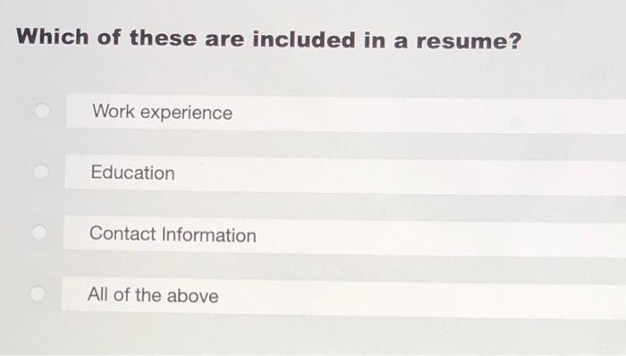 you to an employer A document used to describe your personality A