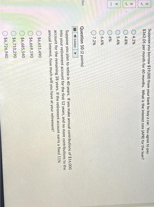 please answer both Suppose you borrow \\( \\$ 19,000 \\) from your
