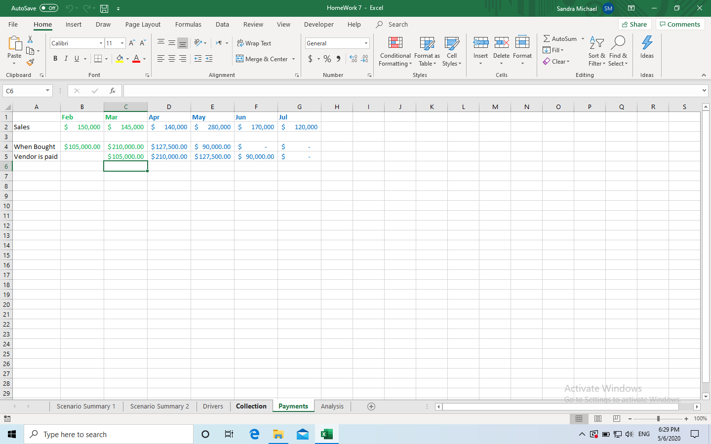 Draw Page Layout Formulas Data Review View Developer Help Search Share Comments