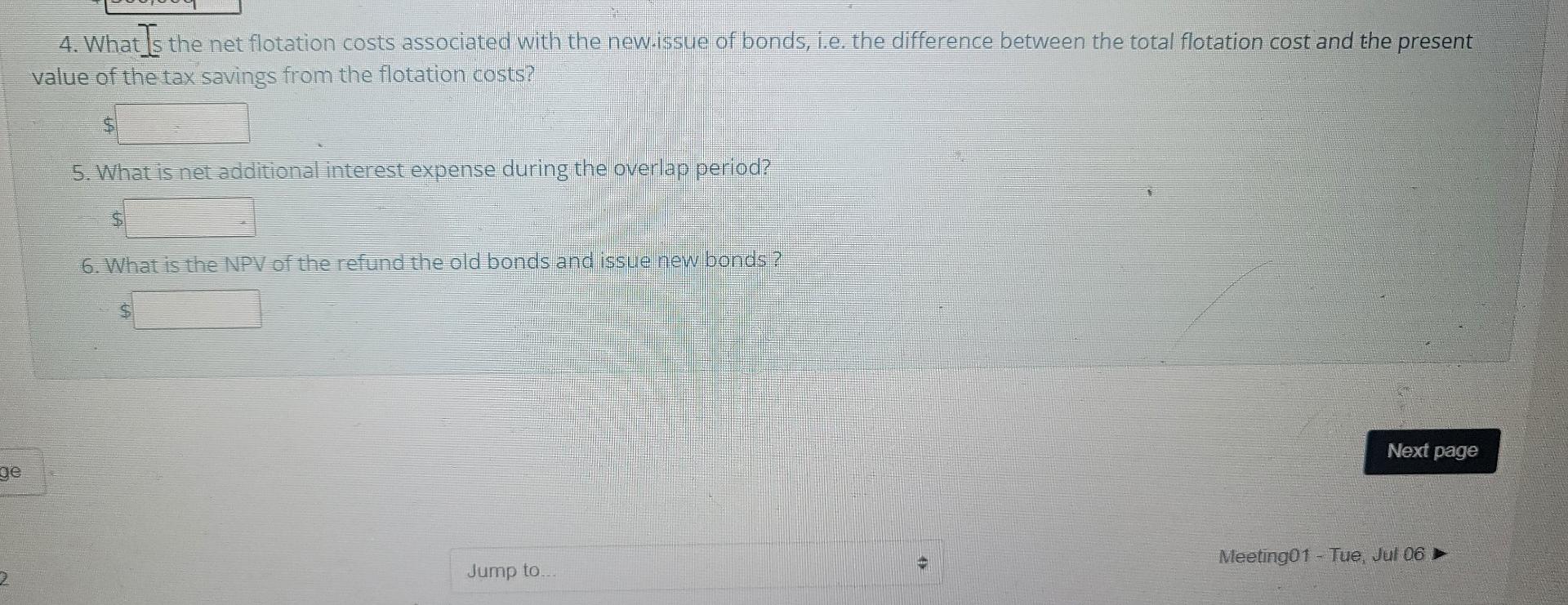 issue with a face value of $5 million, which was issued ten