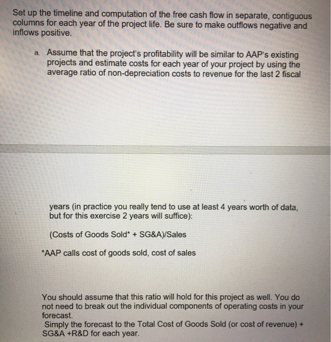 AAP should invest in a new stores so you need to determine