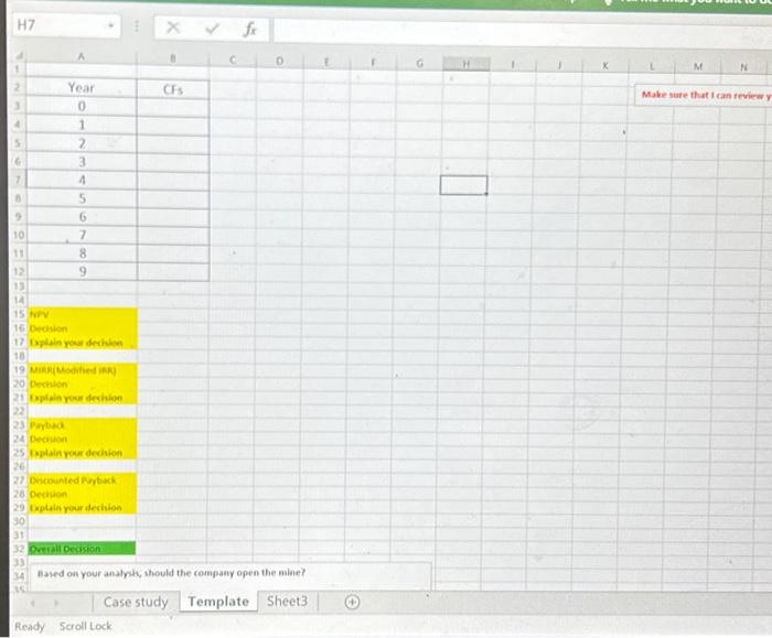 Net Present Value, modified internal rate of return (MIRR), the payback period