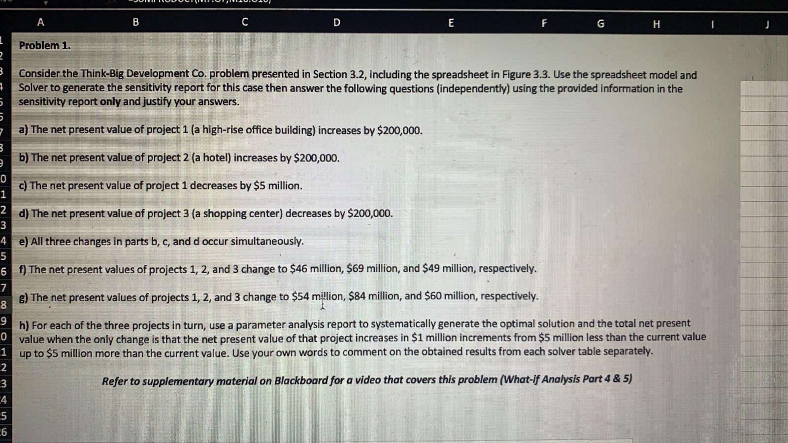  A B C D E F G H J Problem 1.